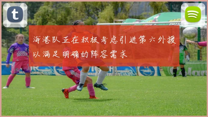 海港队正在积极考虑引进第六外援以满足明确的阵容需求